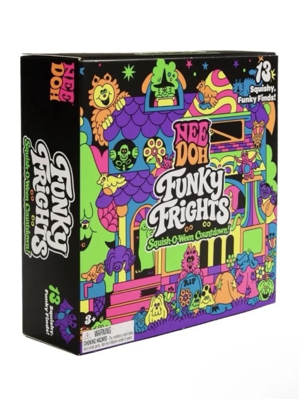Funky Frights Squish-O-Ween Countdown - Neon Multi Color